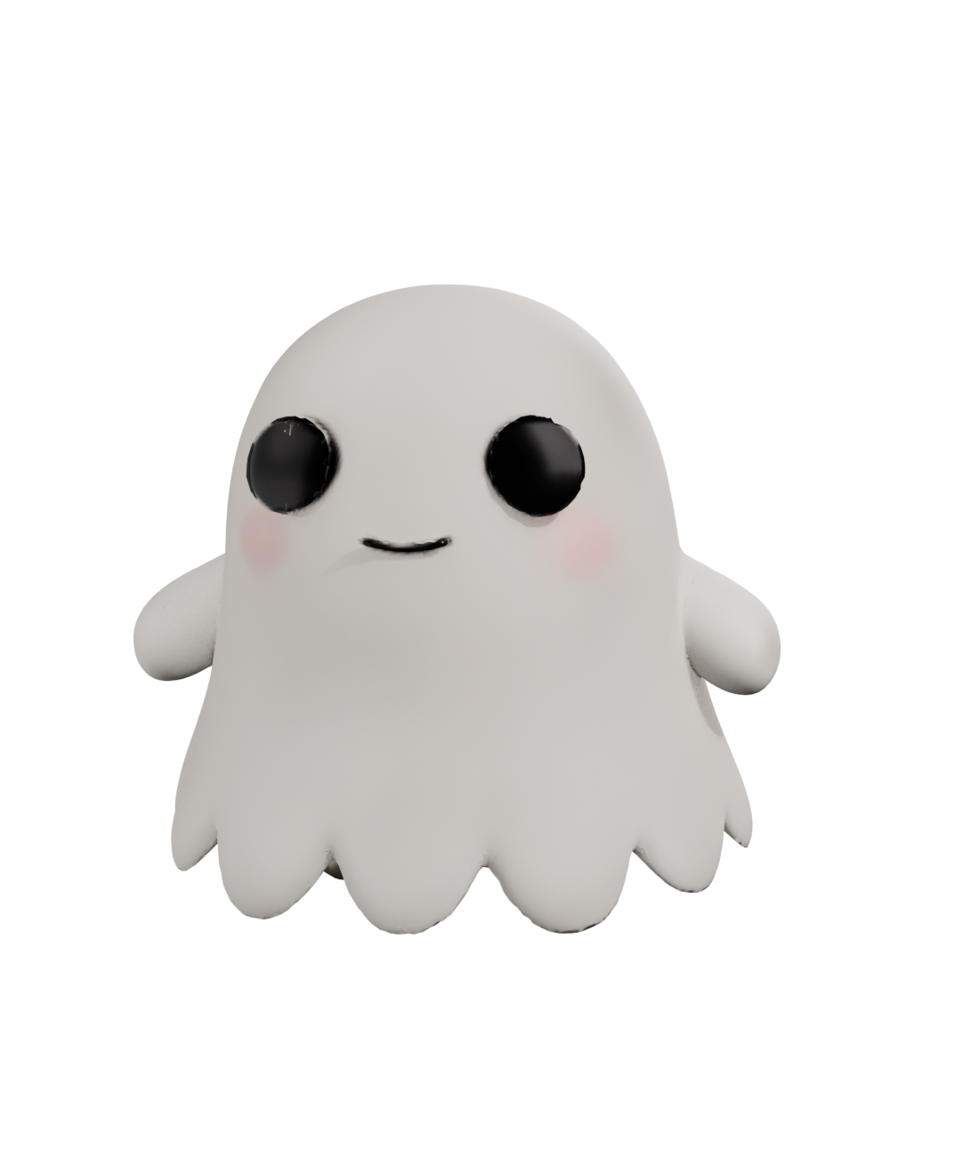 OBAKE figure in SHIRO, warm white unpainted vinyl